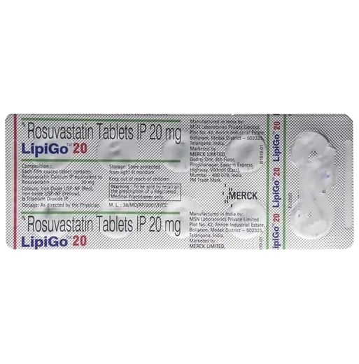 lipigo 20mg tablet 10's